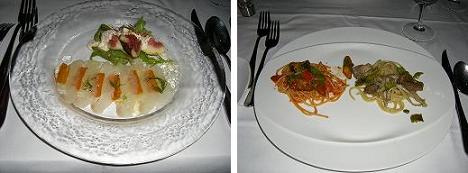 FLOUNDER とパスタ２種