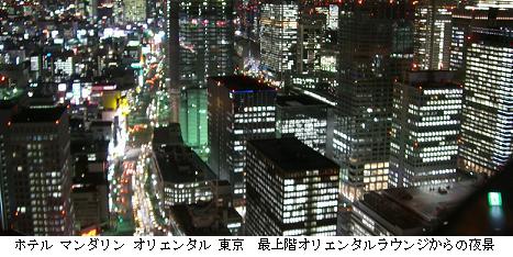 最上階からの夜景