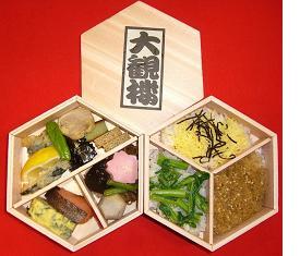 宝石展示会のお弁当