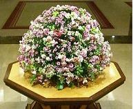 帝国ホテルロビーの生け花