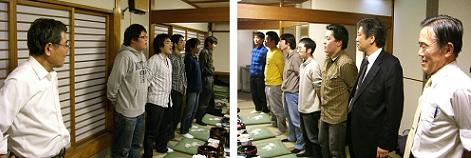 学歌斉唱