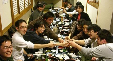 射撃部の忘年会