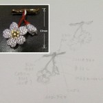 桜のブローチ