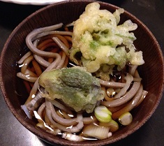 山形そばとふきのとう